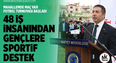 48 iş insanından gençlere sportif destek