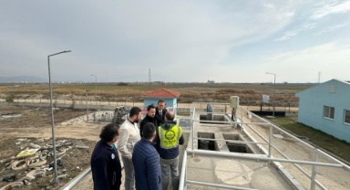 Altyapı çalışmalarını yerinde incelediler