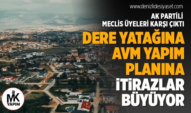 AVM yapım planına itirazlar büyüyor