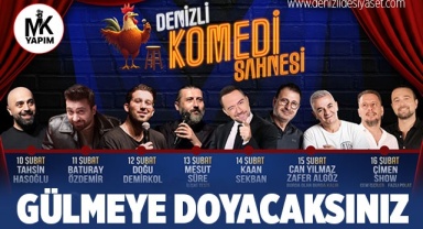 Denizli'de kahkaha fırtınası başlıyor