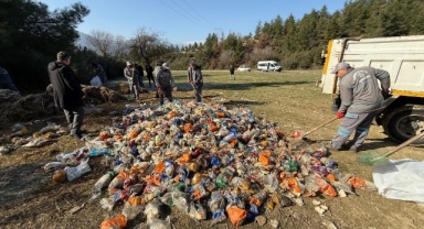 Dere yatağını çöplüğe çeviren market zincirine cezai işlem uygulanacak!