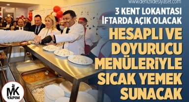 Kent Lokantaları iftarda hizmet verecek