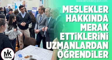 Öğrenciler merak ettikleri tüm soruları uzmanlardan öğrendi