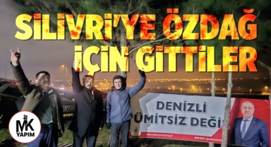 Silivri'ye Özdağ’a destek için gittiler