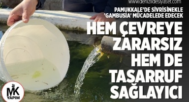 Sivrisinekle çevreye zararsız hem de tasarruf sağlayıcı mücadelede başladı