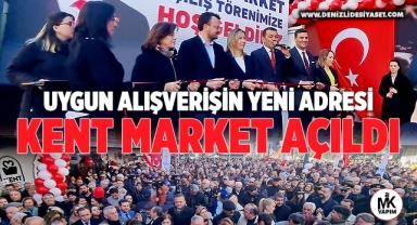 Uygun alışverişin yeni adresi Kent Market açıldı