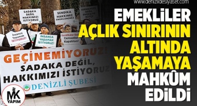 Yıldırım: Emekliler açlık sınırının altında yaşamaya mahkûm edildi