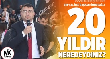 Başkan Dağlı böyle seslendi: 20 yıldır neredeydiniz?