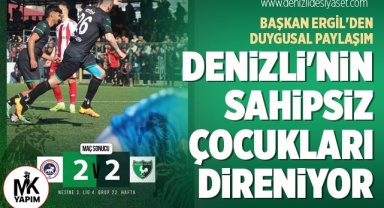 Başkan Ergil'den duygusal paylaşım