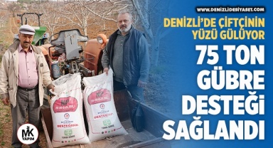 Denizli’de çiftçinin yüzü gülüyor