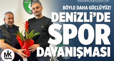 Denizli’de spor dayanışması