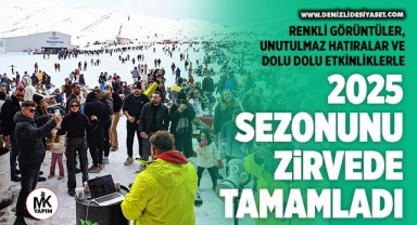 Denizli Kayak Merkezi 2025 sezonunu zirvede tamamladı