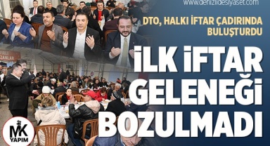 İlk iftar geleneği bozulmadı