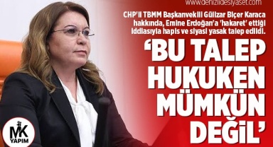 Karaca: Bu yasak talebi hukuken mümkün değil!