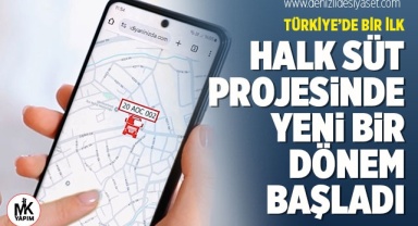 Türkiye’de bir ilk. Halk Süt projesinde yeni bir dönem başladı.