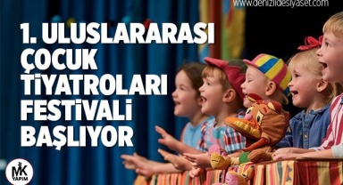 1.Uluslararası Çocuk Tiyatroları Festivali başlıyor