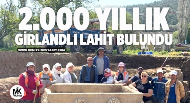 2.000 yıllık lahit bulundu
