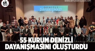 55 Kurum Denizli Dayanışmasını oluşturdu