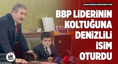 BBP Liderinin koltuğuna Denizlili isim oturdu