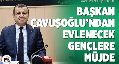 Denizli Büyükşehir’den genç çiftlere 50 Bin TL’lik Evlilik Desteği
