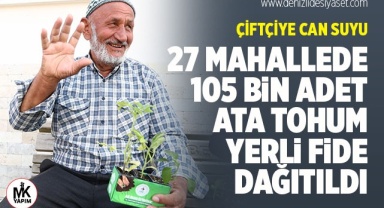 Pamukkale Belediyesi’nden çiftçilere can suyu