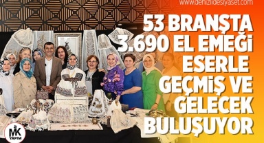 53 branşta 3.690 el emeği eserle geçmiş ve gelecek buluşuyor