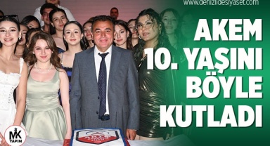 AKEM 10.yaşını böyle kutladı