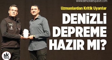 Denizli Büyükşehir Belediyesi'nden Deprem ve Afet Yönetimi Konulu Söyleşi