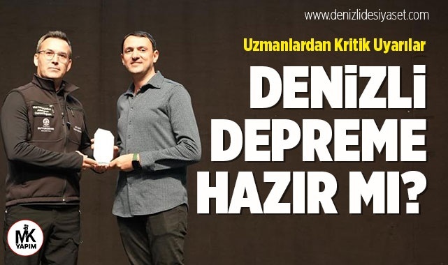 Denizli Büyükşehir Belediyesi'nden Deprem ve Afet Yönetimi Konulu Söyleşi