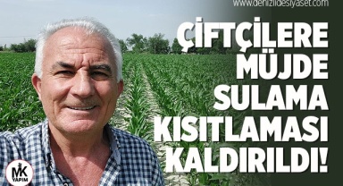 Denizli’de çiftçilere müjde
