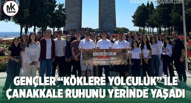 Denizlili gençler Çanakkale ruhunu yerinde yaşadı