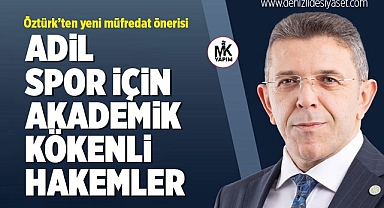 İYİ Parti'li Yasin Öztürk'ten spor hakemliğinde akademik eğitim önerisi