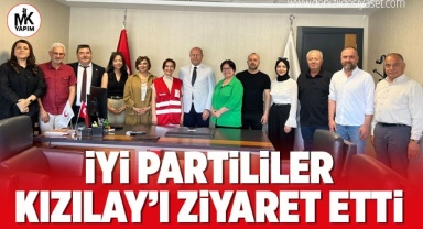 İyi Partililer Kızılay’ı ziyaret etti