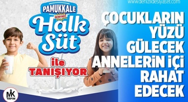 Pamukkale Halk Süt ile tanışıyor