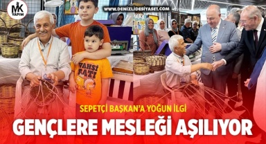 Sepetçi başkan gençlere mesleği aşılıyor
