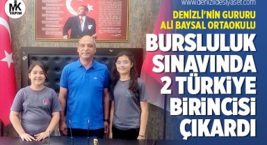 Ali Baysal Ortaokulu İki Türkiye Birincisi Çıkardı