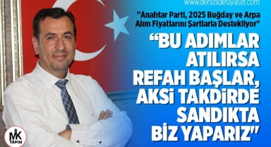 Başkan Kazancıo: Bu adımlar atılırsa refah başlar, aksi takdirde sandıkta biz yaparız