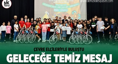 Doğaya katkı sağlayan öğrenciler ödüllendirildi