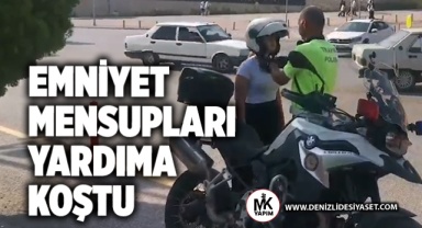 Emniyet, yardımlarına koştu