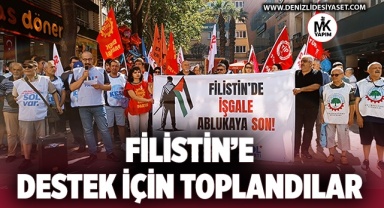 Filistin’e destek için toplandılar
