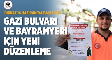 Gazi Bulvarı ve Bayramyeri İçin Yeni Düzenleme