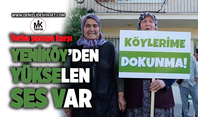 Torba yasaya karşı Yeniköy’den ses geldi