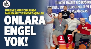 Türkiye Şampiyonası'nda Pamukkale’yi zirveye taşıdılar