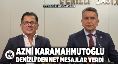 Zafer Partili Azmi Karamahmutoğlu, Denizli konuştu