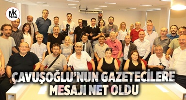 Başkan’dan gazeteciler tavsiye: Yanlışımız varsa korkmadan eleştirin