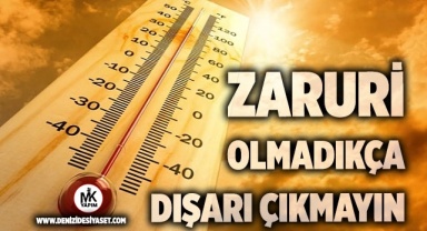 Hava sıcaklıkları bunaltıyor