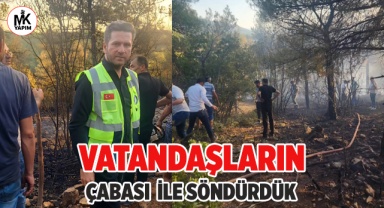 Orman Yangını Kısa Sürede Kontrol Altına Alındı