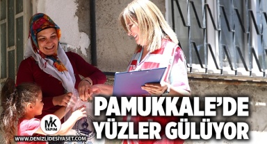 Pamukkale İlçesi'nde sütler dağıtılmaya başlandı