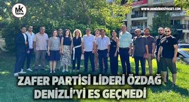 Ümit Özdağ, Denizli'yi es geçmedi