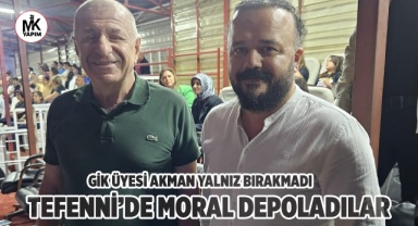 Başkan Özdağ Tefenni’de moral depoladı